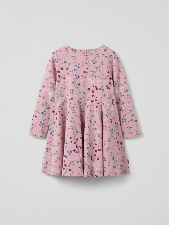 Snurrekjole blomstret Snurrekjole blomstret