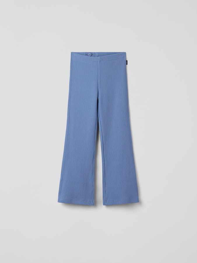 Ribbestrikket utsvingte tights