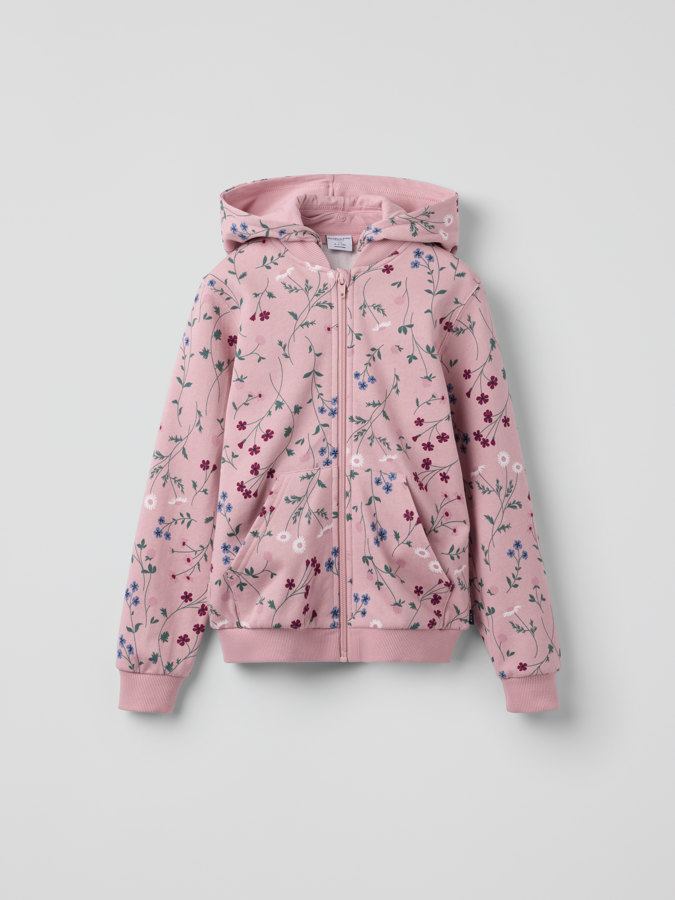 Hoodie blomstret Hoodie blomstret