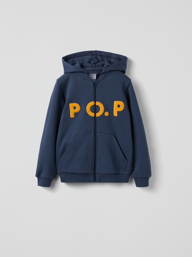 Hoodie med lomme