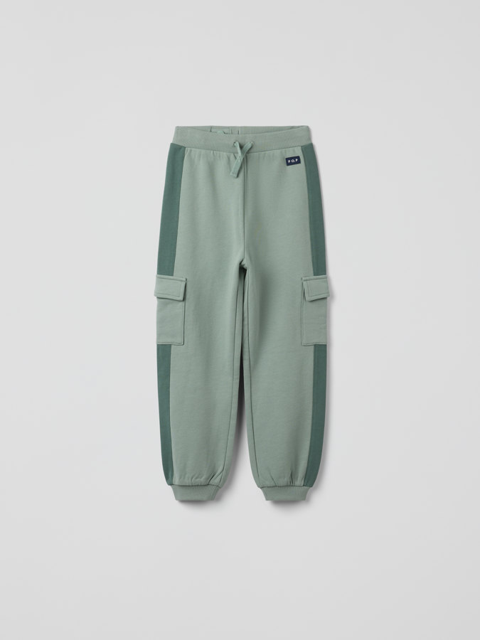 Joggebukse med cargolommer