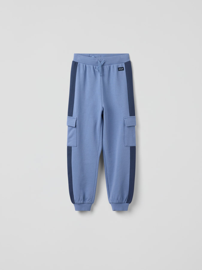 Joggebukse med cargolommer