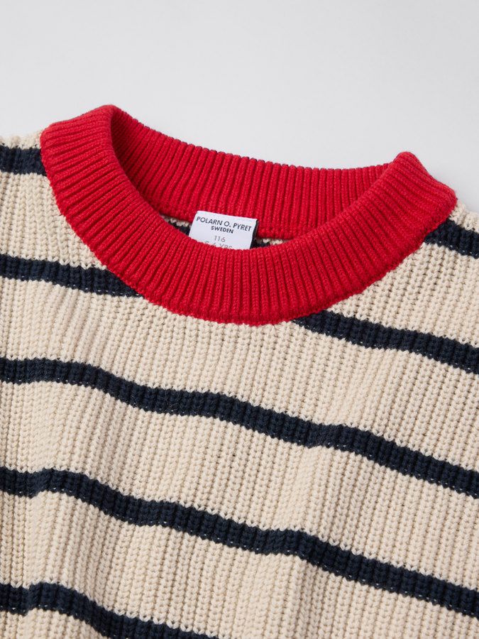 Strikket sweatshirt