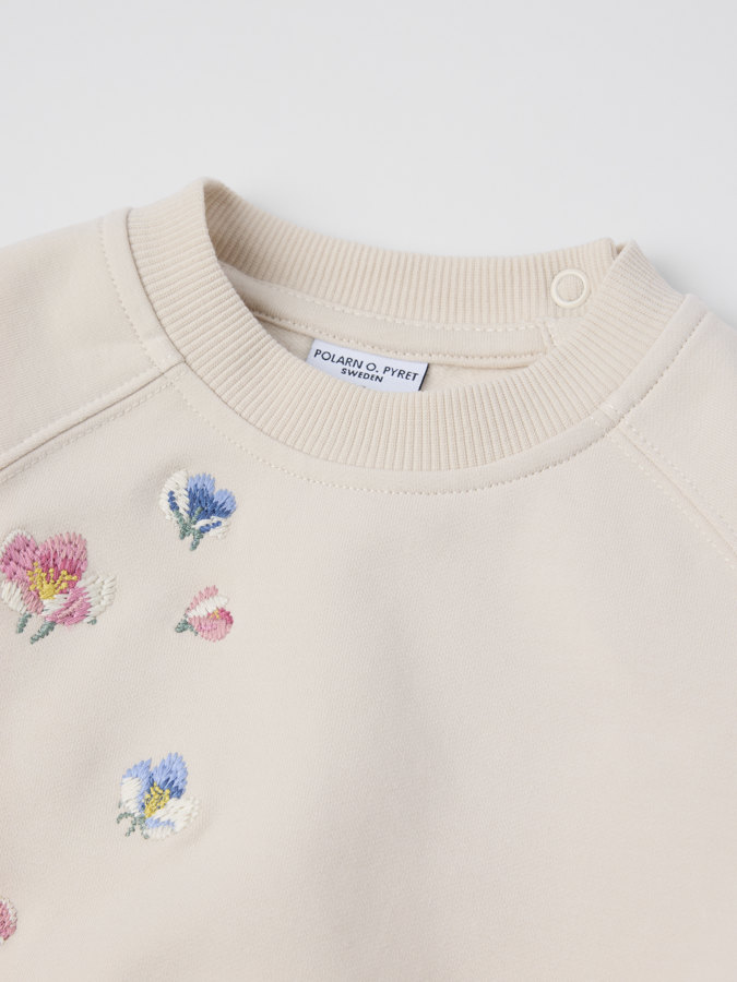 Babygenser med blomster