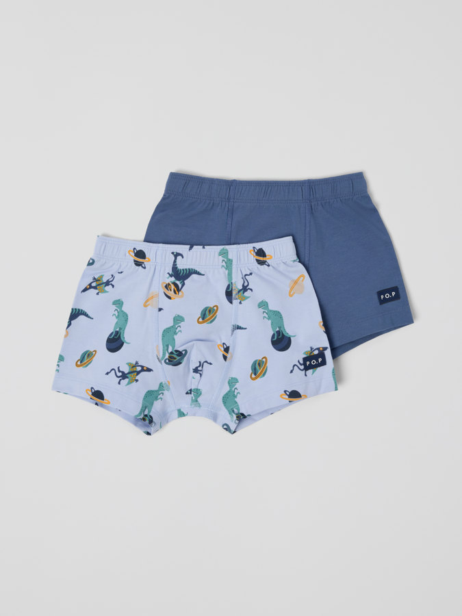2-pakning boksershorts dinosaurer