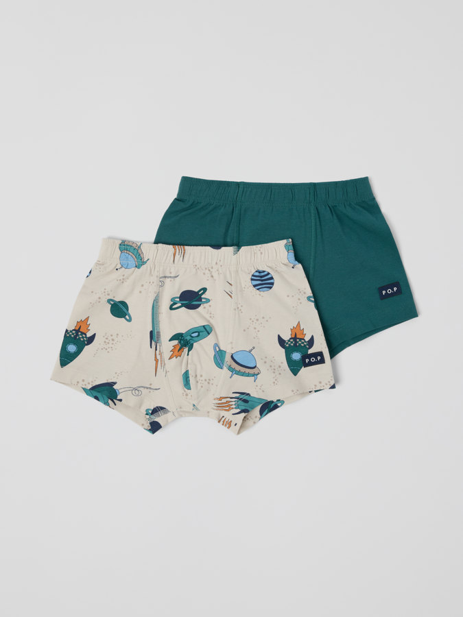 2-pakning boksershortser 2-pakning boksershortser