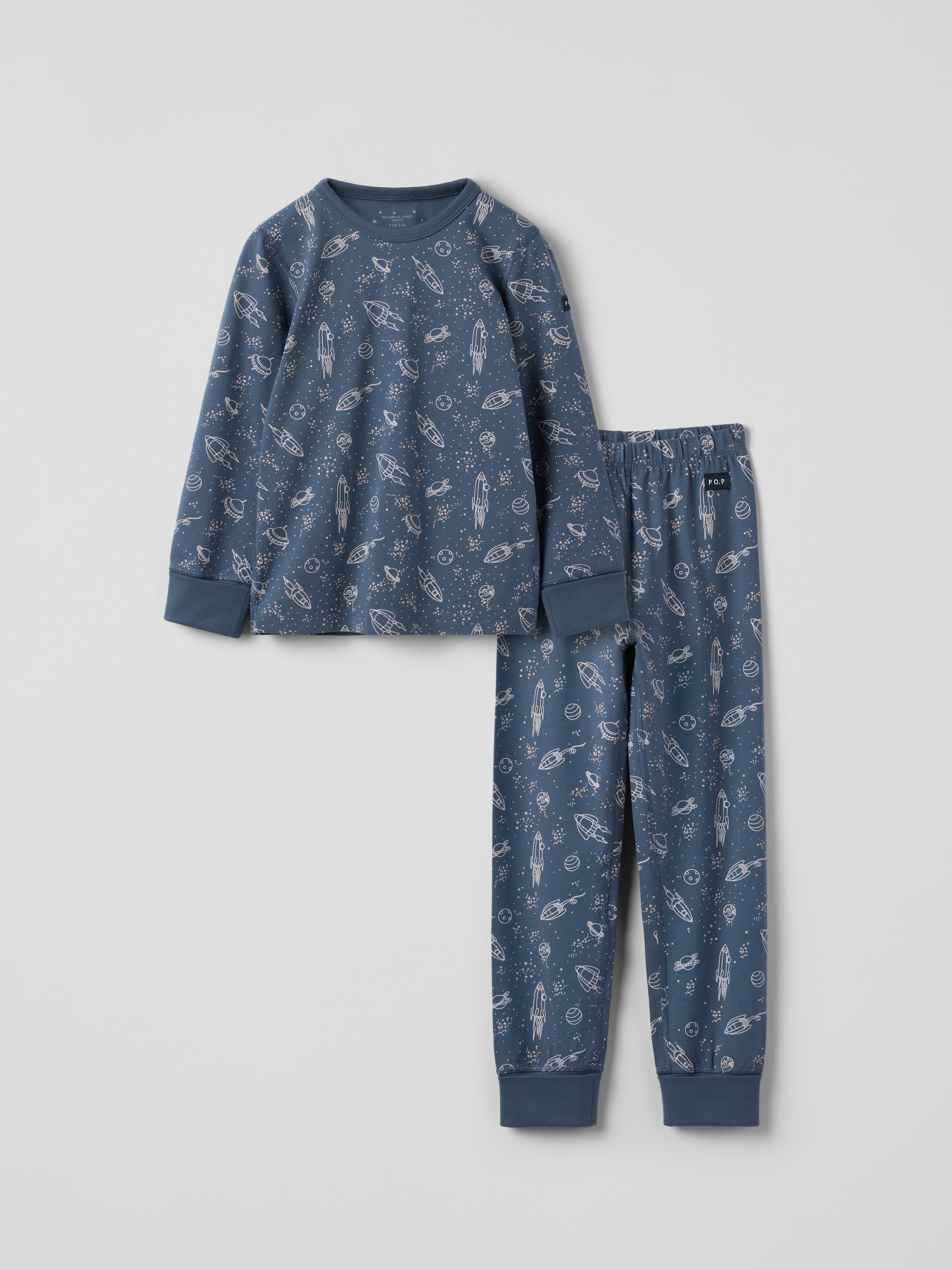 Pyjamas stjerner - Blå