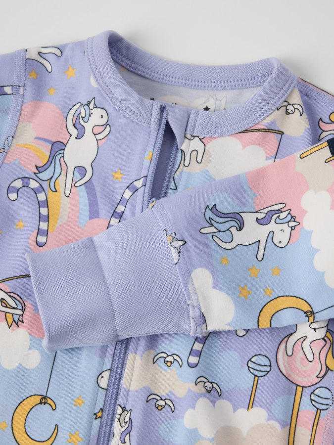 Pyjamas heldress med enhjørninger
