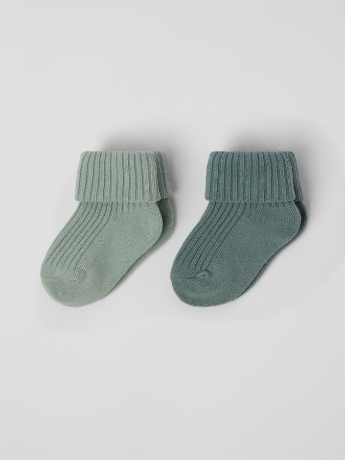 2-pakning baby sokker
