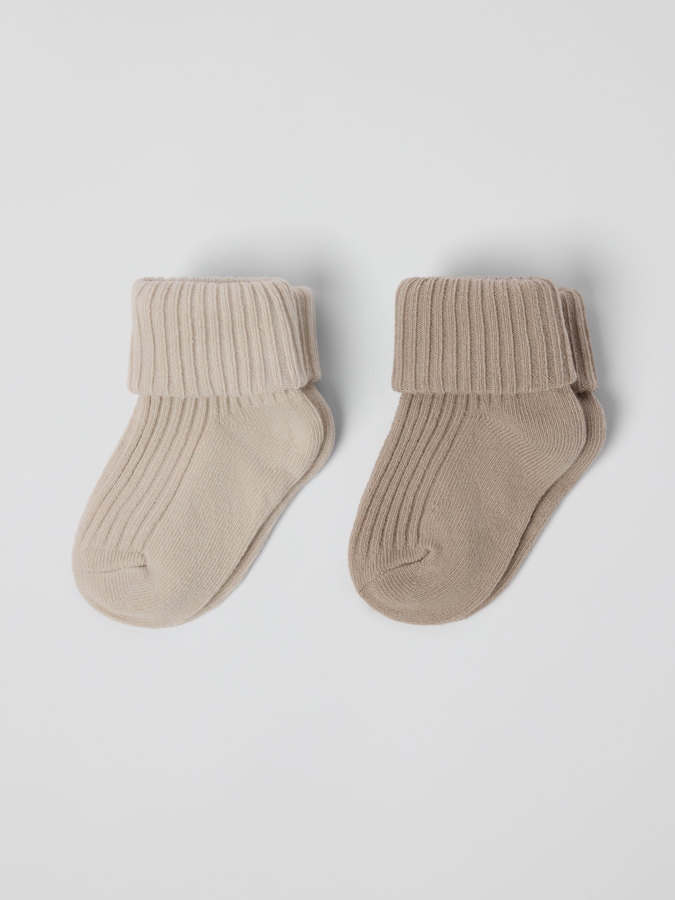 2-pakning baby sokker
