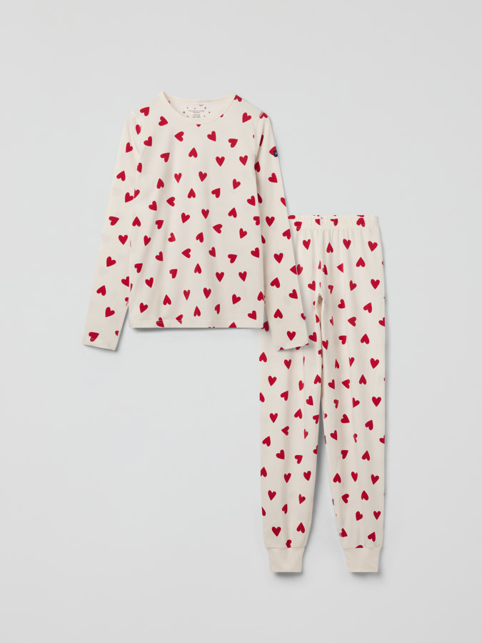 Pyjamas hjerter voksen