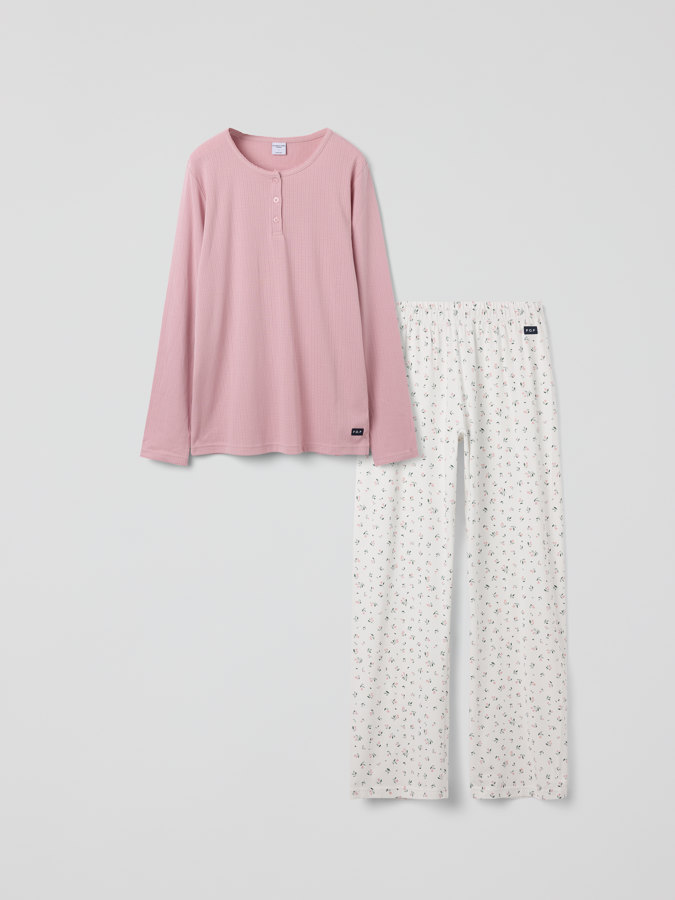 Todelt pyjamas voksen