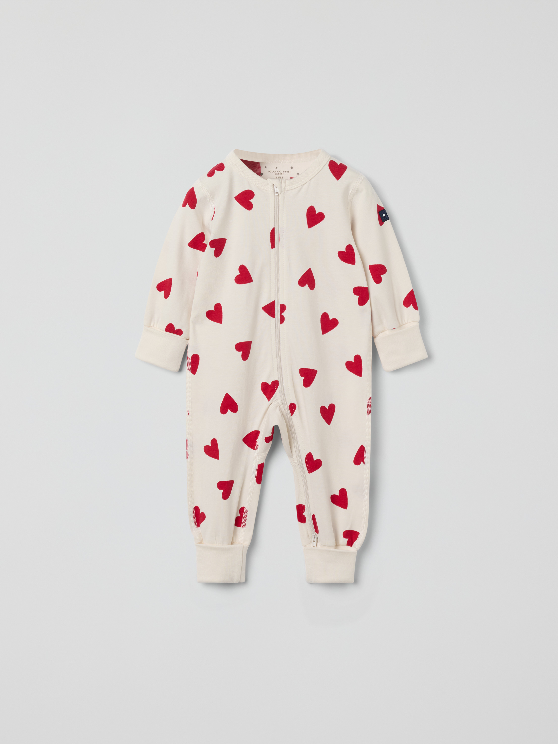 Hel pyjamas med hjerter