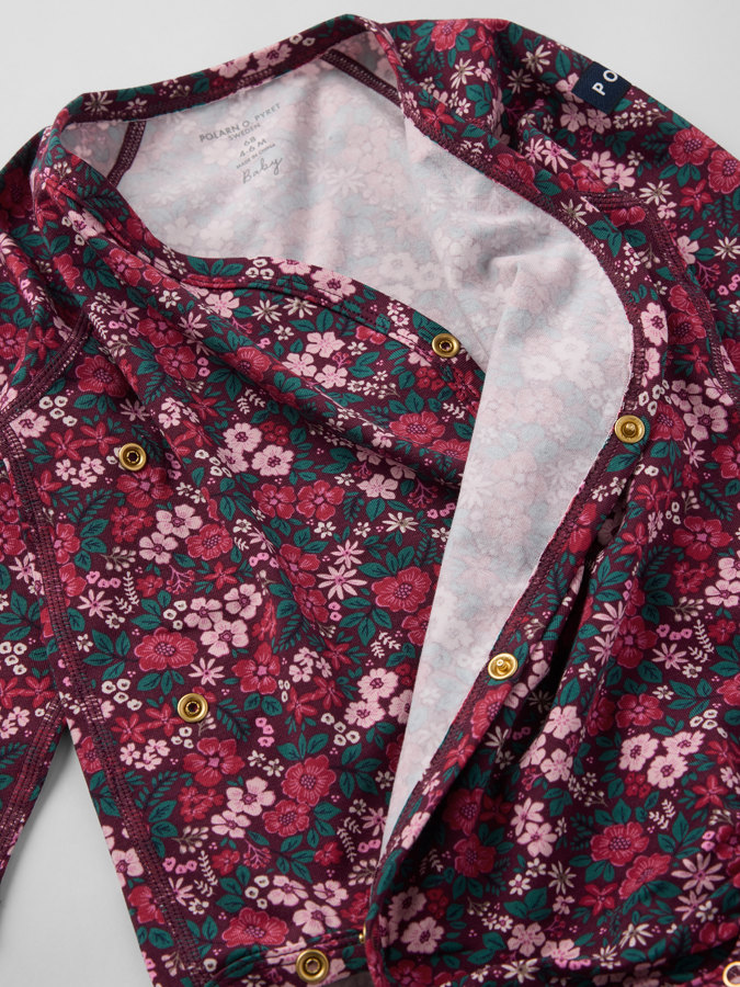 Forlengbar omslagsbody blomstrete