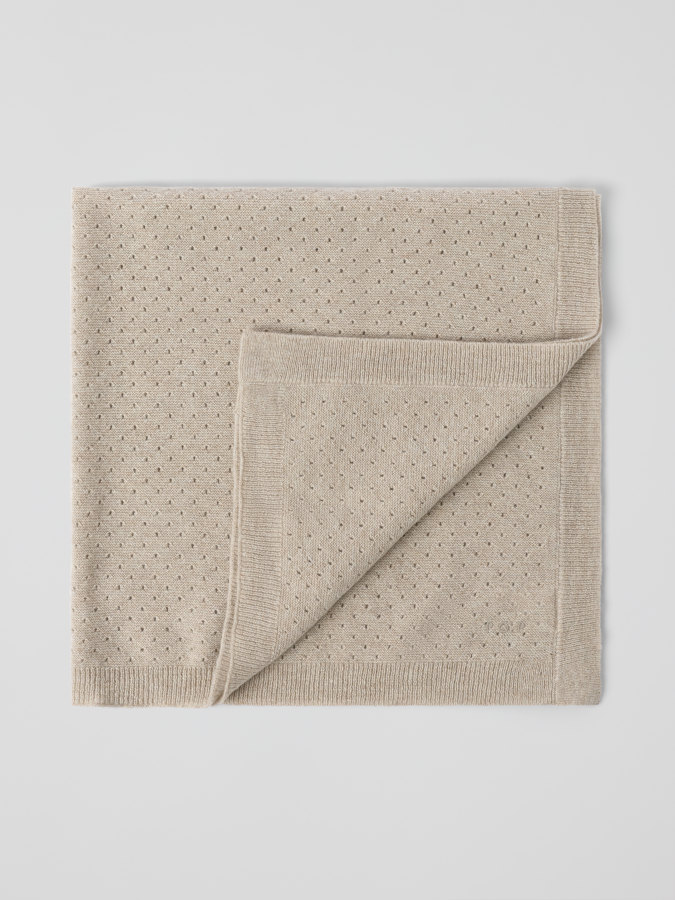 Strikket teppe Kasjmir Strikket teppe Kasjmir