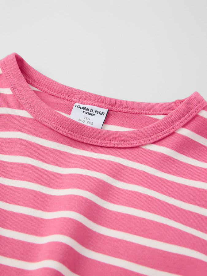 Langermet t-skjorte stripet