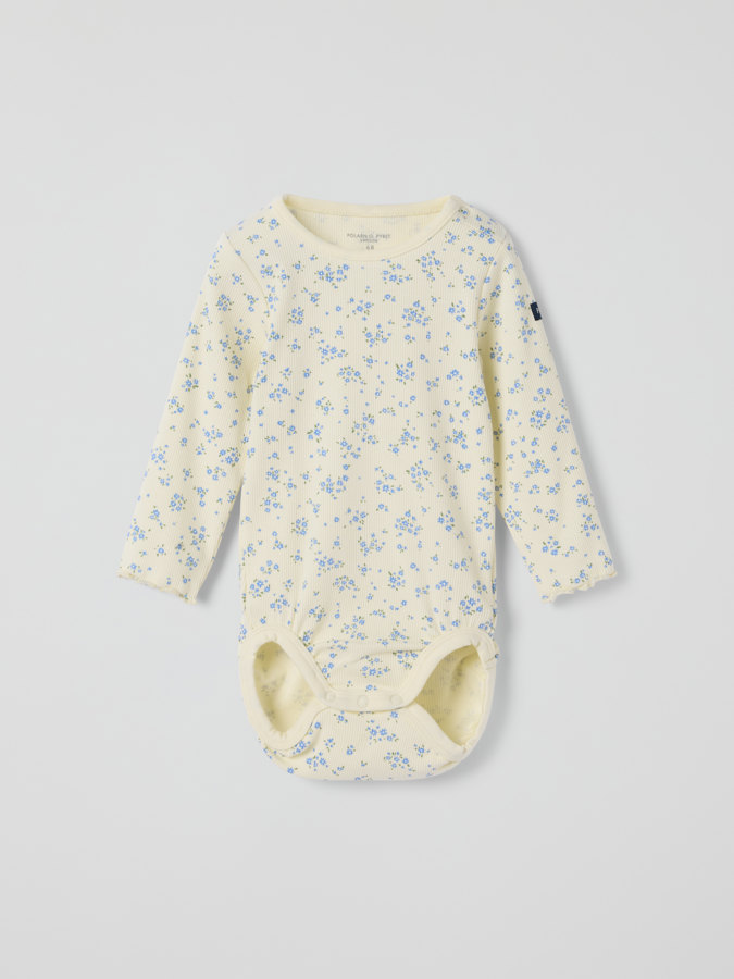 Ribbestrikket body blomster Ribbestrikket body blomster