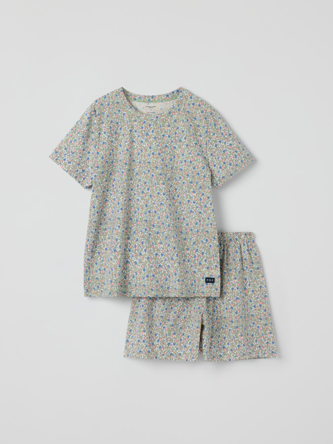 Pyjamas blomstrete voksen Pyjamas blomstrete voksen