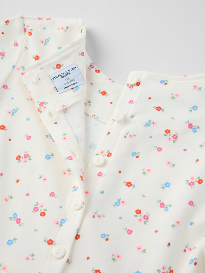 Blomstrete snurrekjole