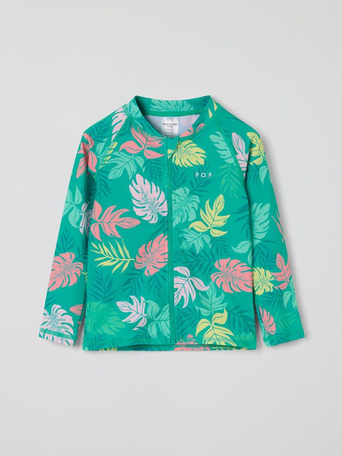 UV-genser med glidelås palmblad