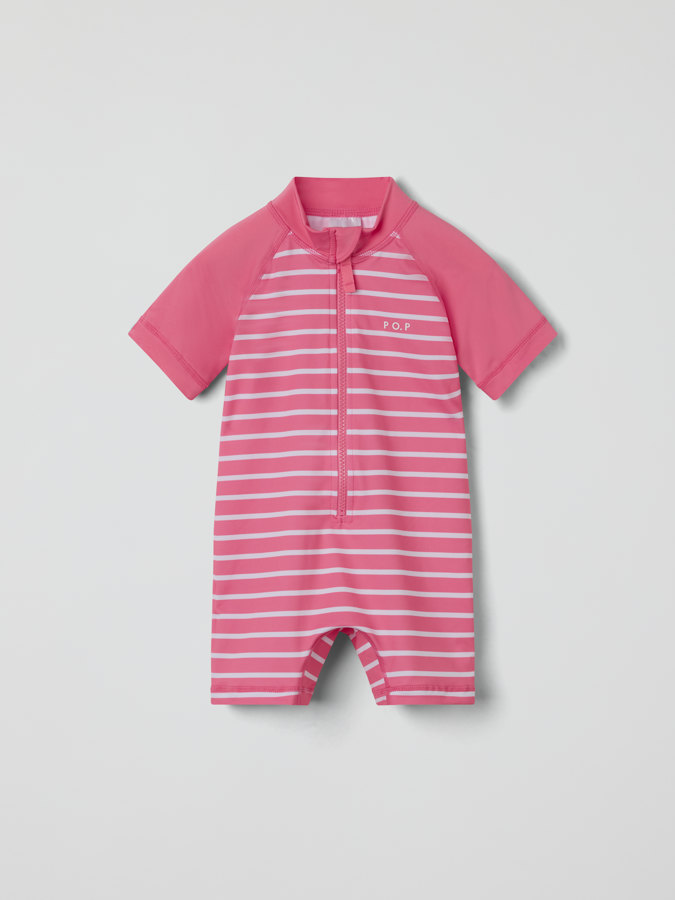 Kortermet UV-drakt stripete Kortermet UV-drakt stripete