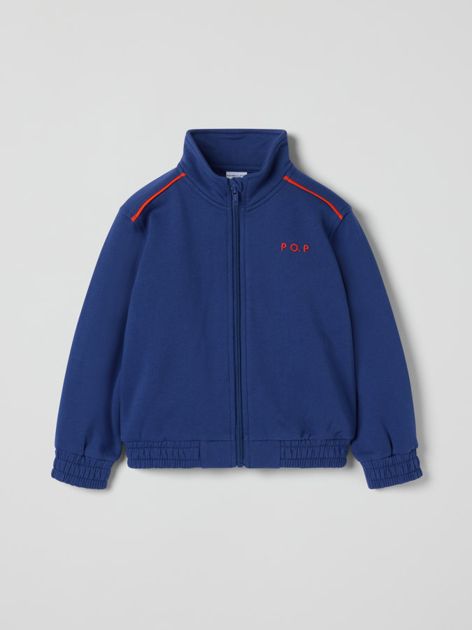 Sweatshirt med glidelås