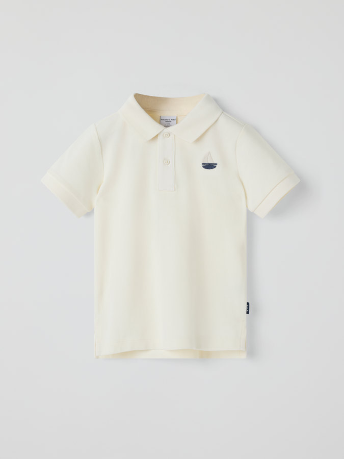 Pikéskjorte seilbåt Pikéskjorte seilbåt