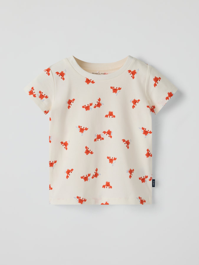 T-skjorte krabber T-skjorte krabber