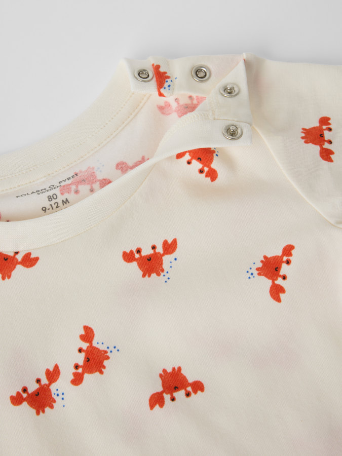 T-skjorte krabber T-skjorte krabber