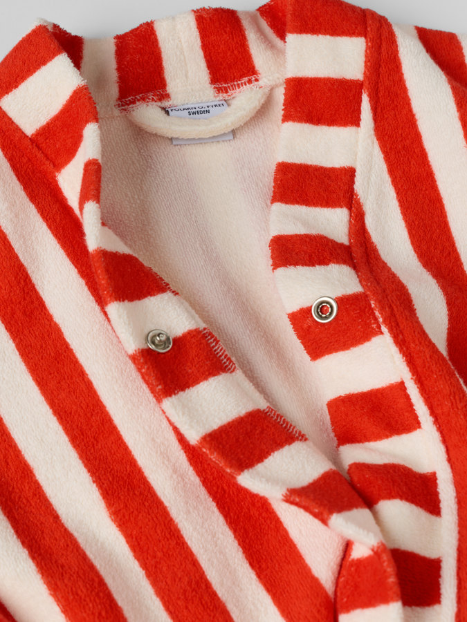 Morgenkåpe stripet Morgenkåpe stripet