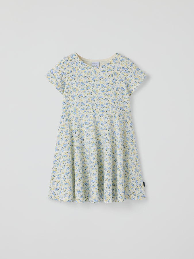 Snurrekjole blomster