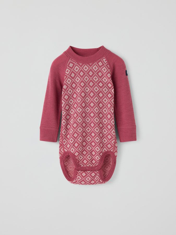 Langermet body merino jacquard
