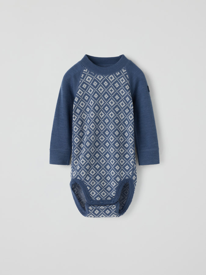 Langermet body merino jacquard Langermet body merino jacquard