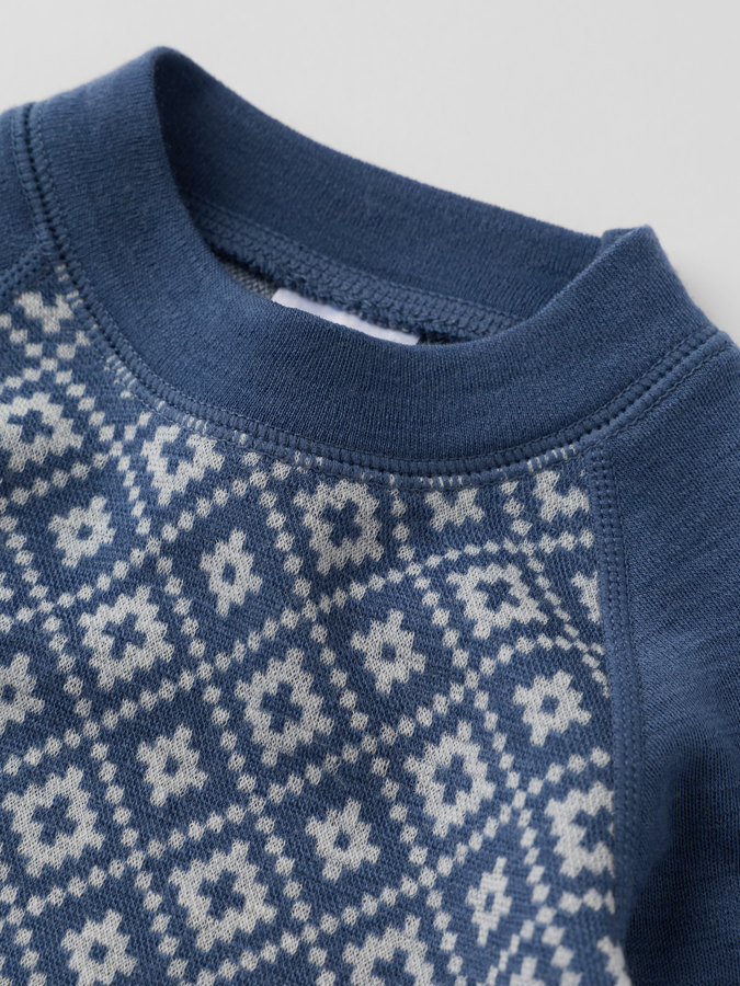 Langermet body merino jacquard