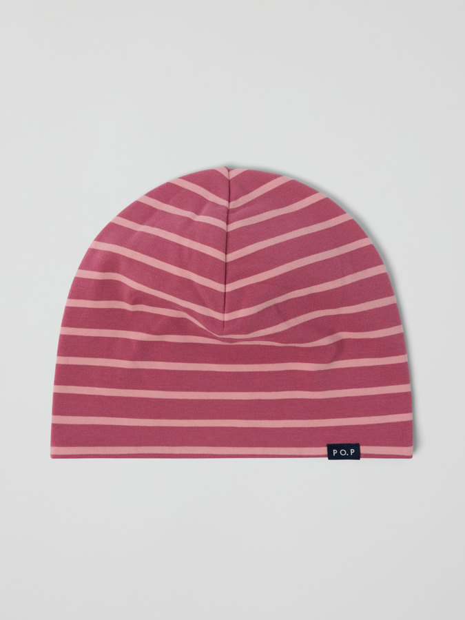 Jerseylue fleecefôret stripete Jerseylue fleecefôret stripete