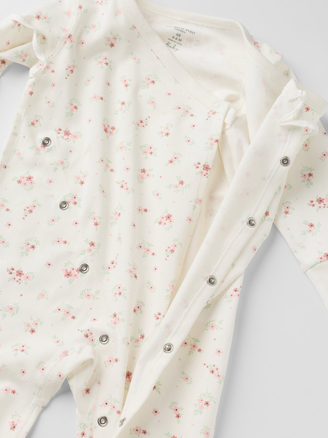 Omslagsdress blomster