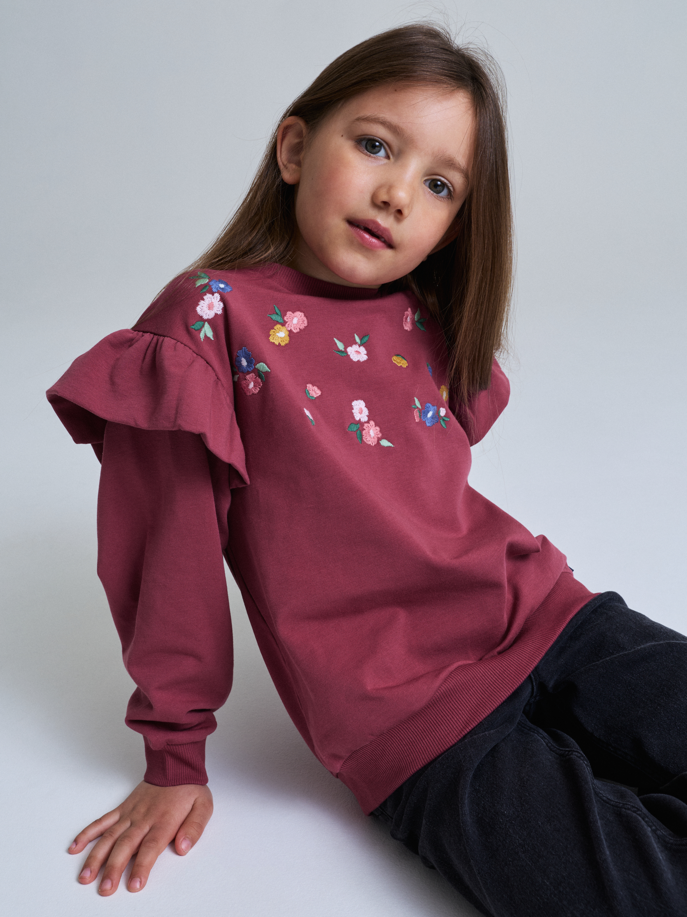 Sweatshirt broderi