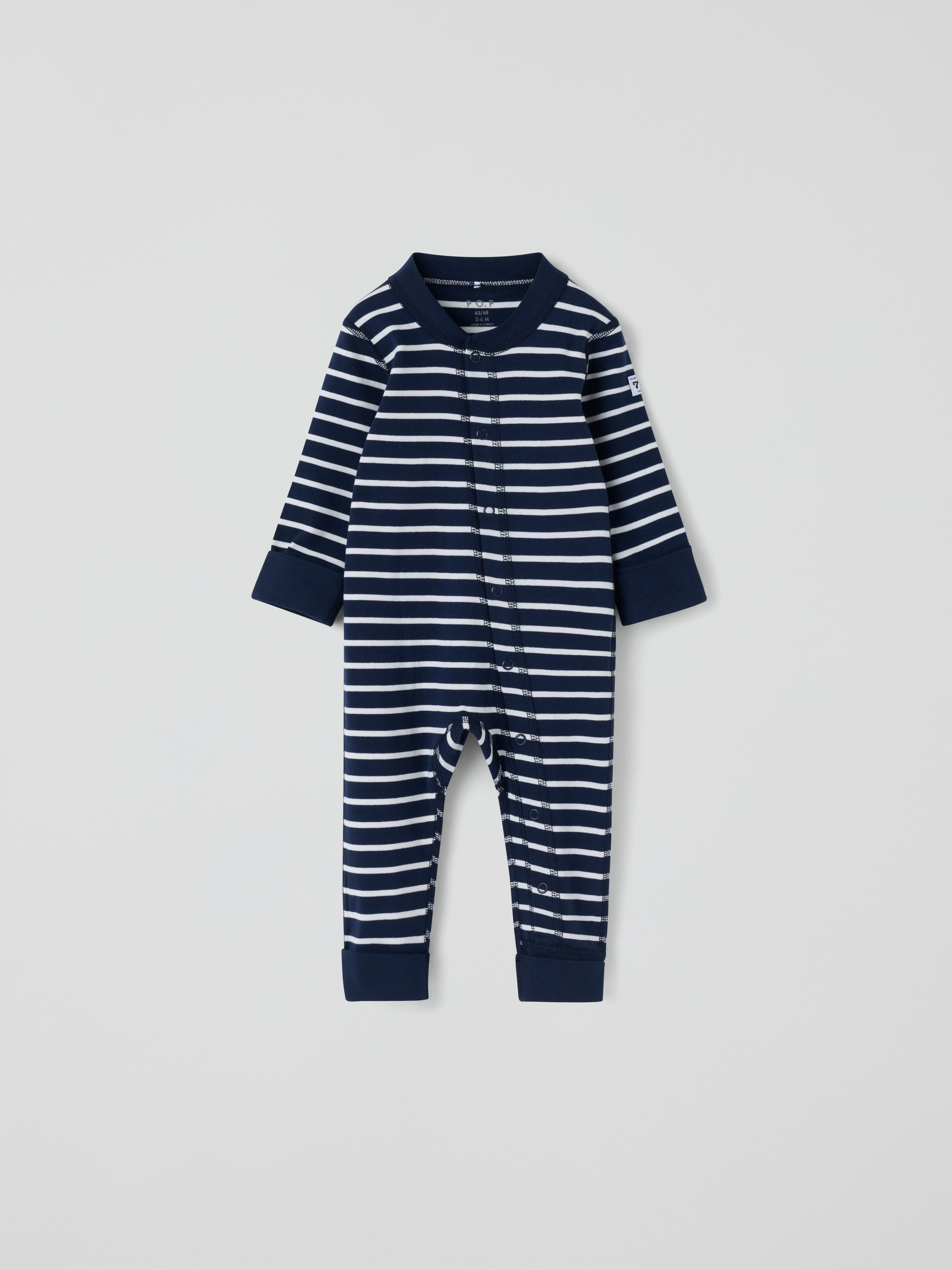 Pyjamasdress stripete