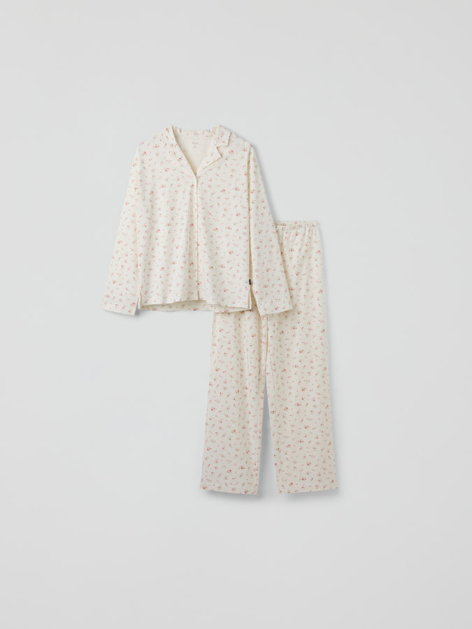 Pyjamas blomster voksen