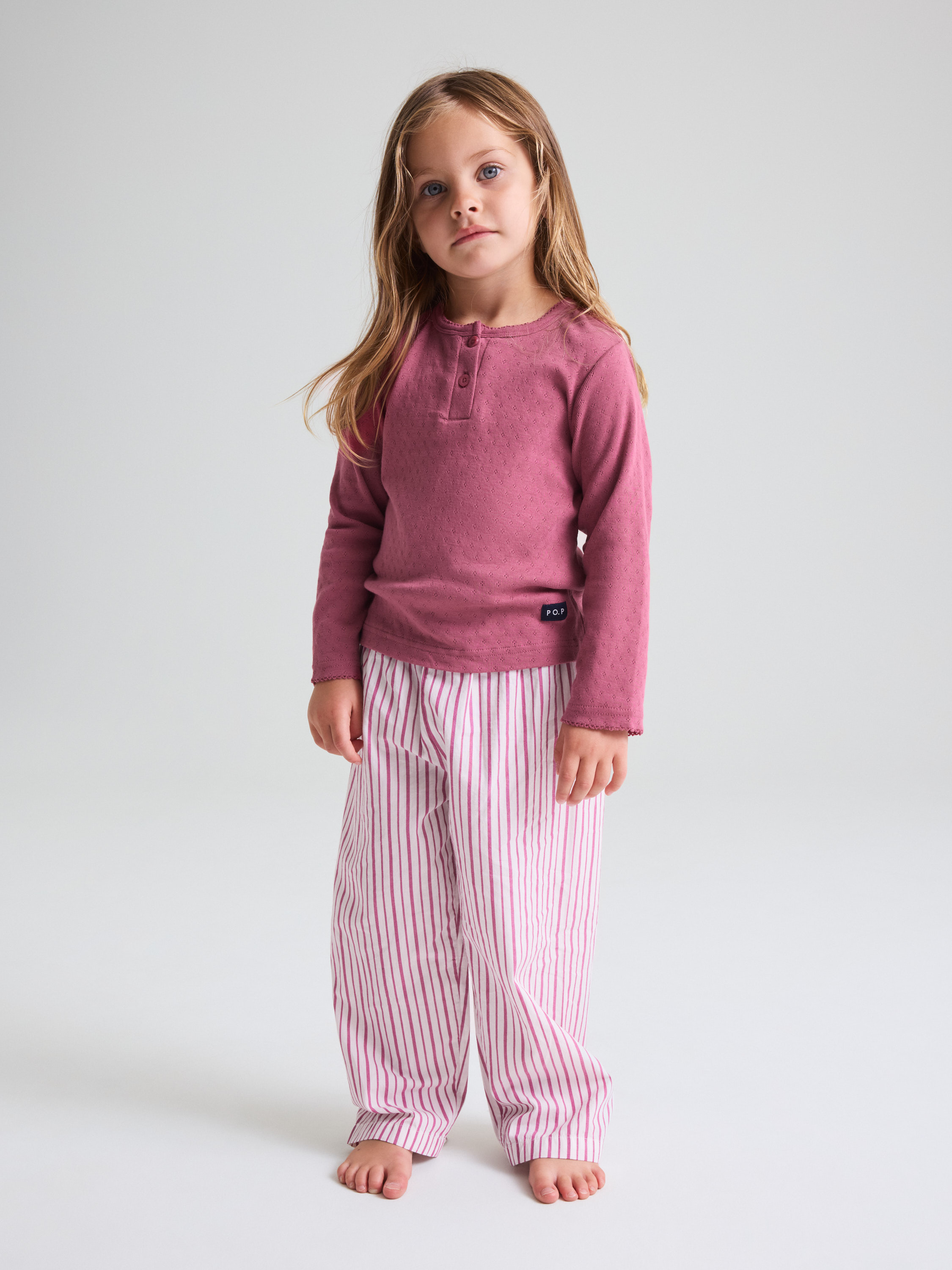 Pyjamassett ensfarget