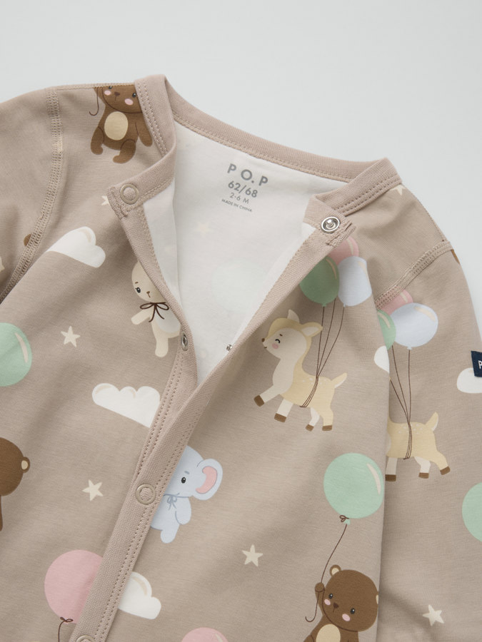 Mønstret pyjamasdress Mønstret pyjamasdress