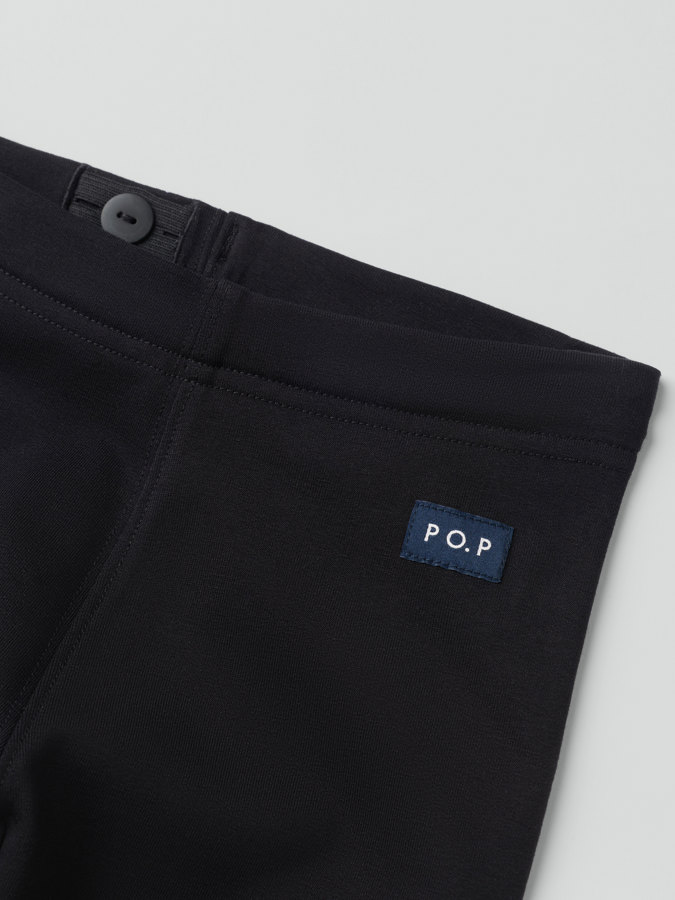 Ensfarvede leggings