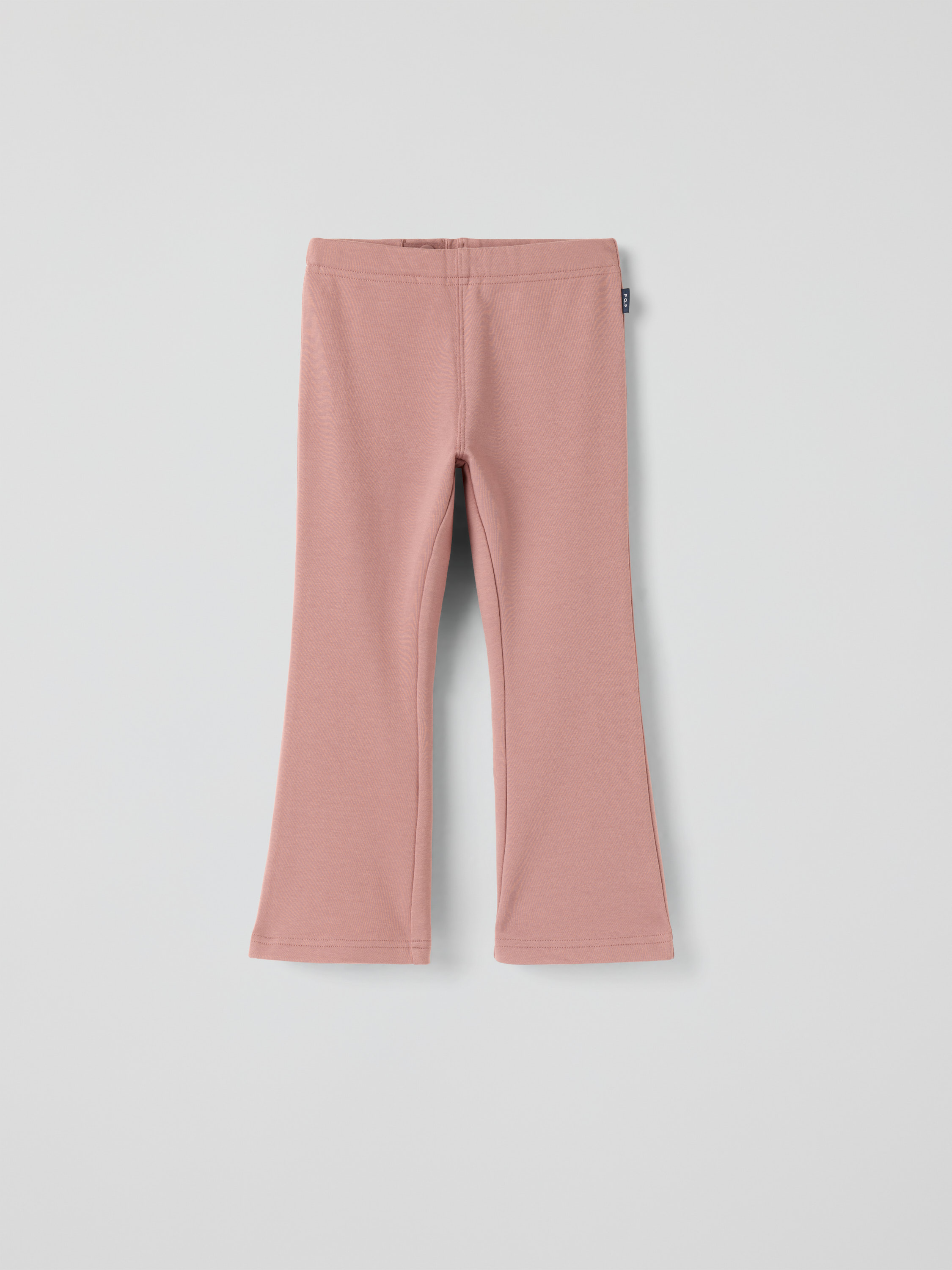 Bootcut leggings ensfargede