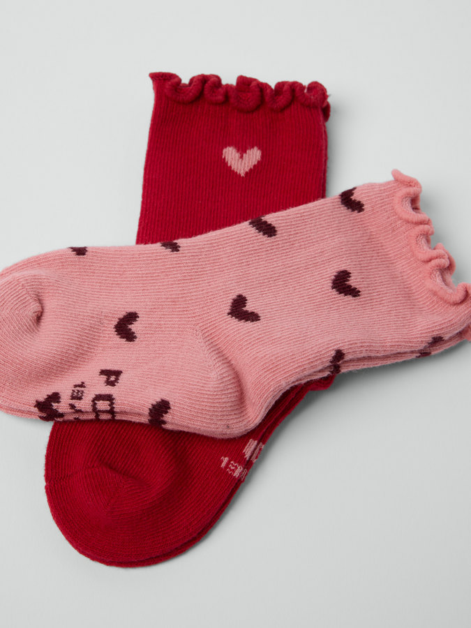 2-pack Babysokker Hjerter 2-pack Babysokker Hjerter