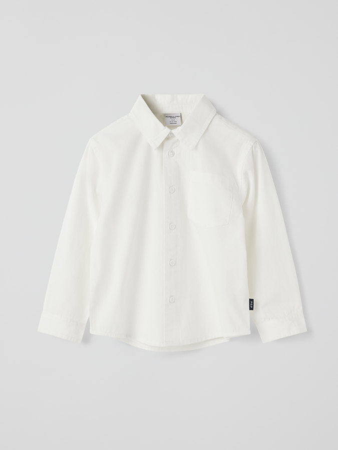 Skjorte ensfarget poplin Skjorte ensfarget poplin