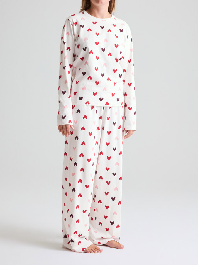Pyjamas hjerter voksen Pyjamas hjerter voksen