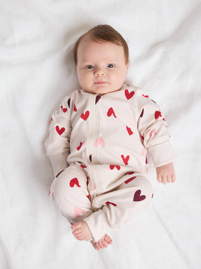 Pyjamasdress Hjerter