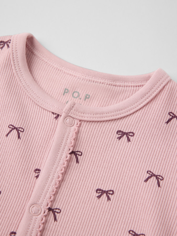 Pyjamasdresser baby sløyfer Pyjamasdresser baby sløyfer