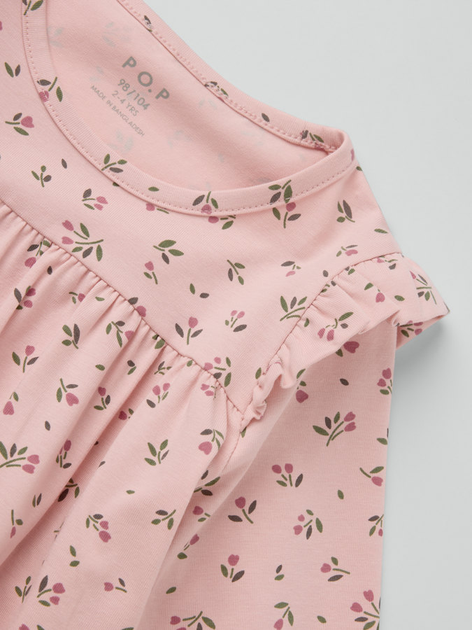 Nattkjole blomstret