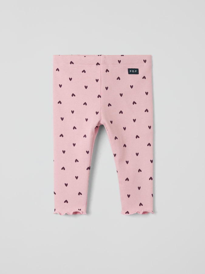Ribbede tights Hjerter